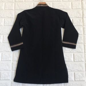 Dimple kids button up beaded‎ kaftan